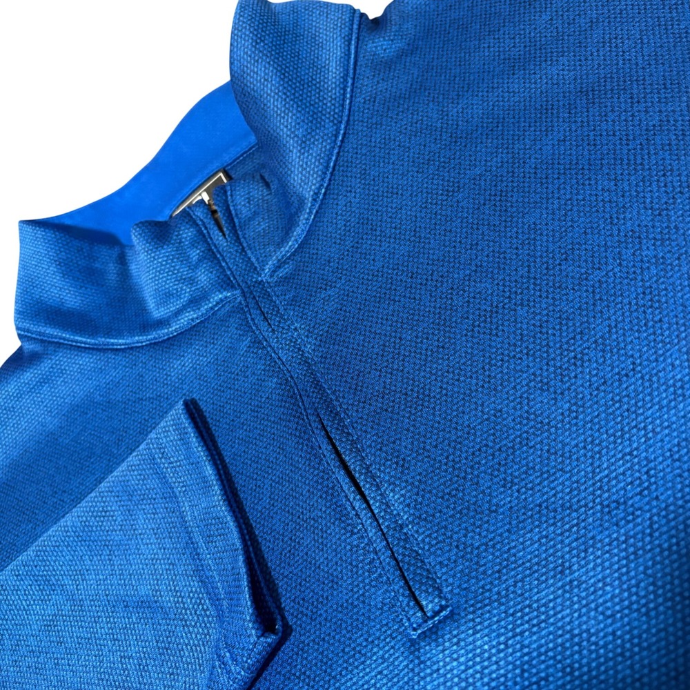 FootJoy Quarter Zip Pullover Mens 2XL Blue Kierland Golf Performance Stretch